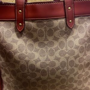 Coach field tote